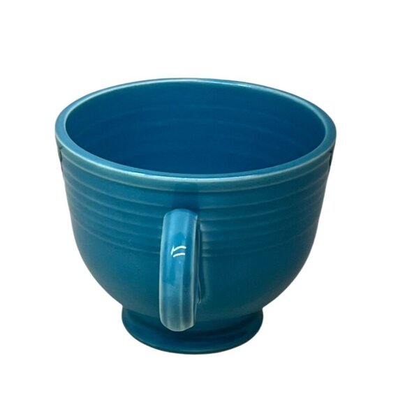 Vintage Homer Laughlin Fiesta Fiestaware Turquoise Ring Handle Cup - Picture 2 of 8